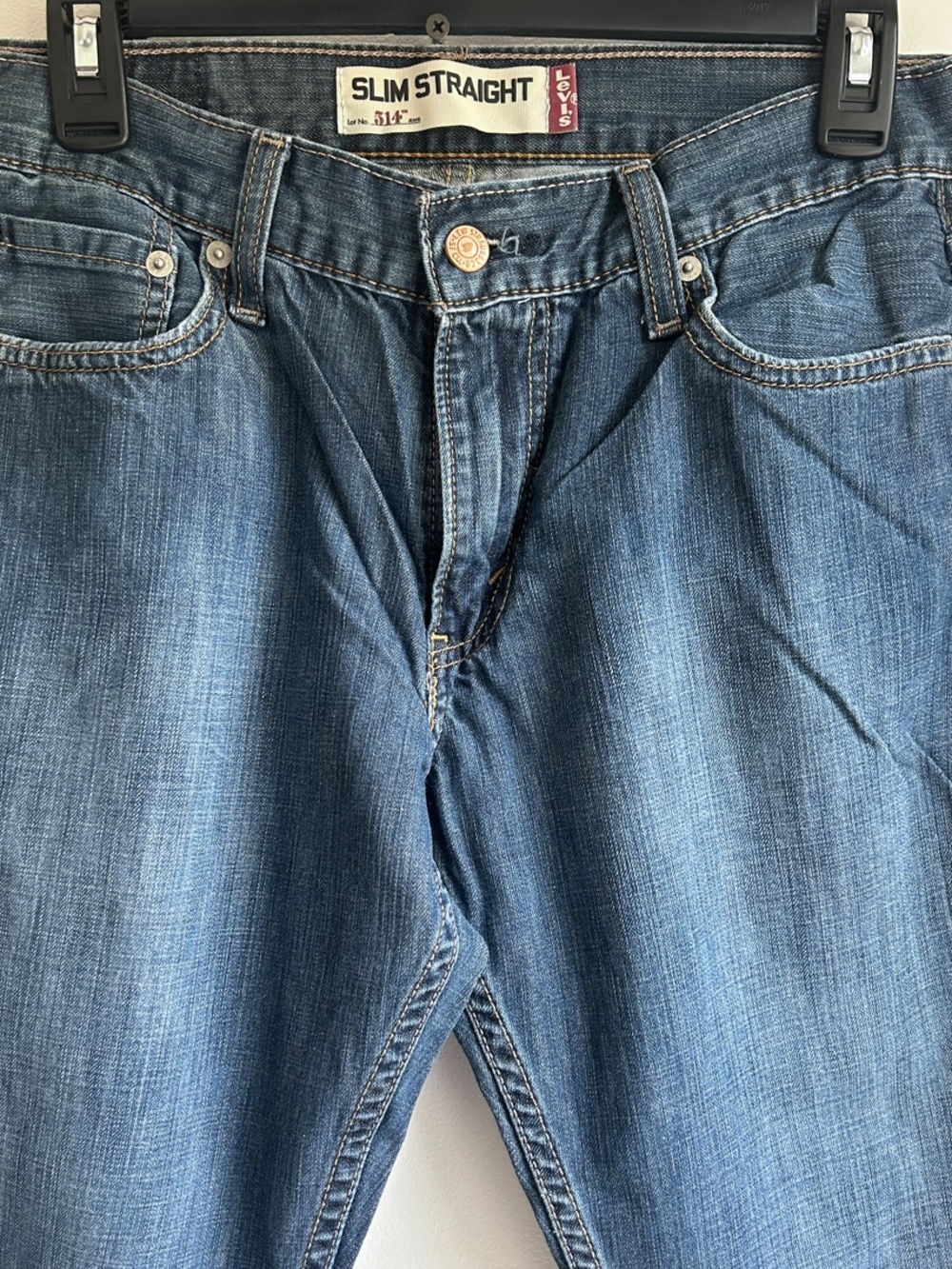 Levi's Men's Slim Straight Jeans - Blue Denim